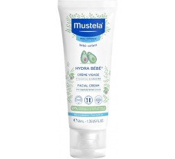 Mustela Hydra Bebe Facial Cream from Birth On, 40 ml