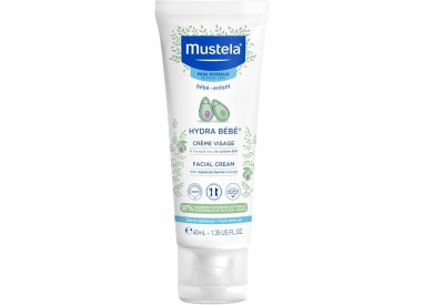 Mustela Hydra Bebe Facial Cream from Birth On, 40 ml