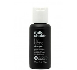 Milkshake Icy Blond Shampoo for Blond or Bleached Hair| Anti-yellow Shampoo 50ml