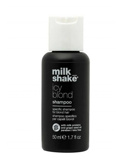 Milkshake Icy Blond Shampoo for Blond or Bleached Hair| Anti-yellow Shampoo