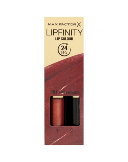 Max Factor Lipfinity Lip Colour 24 Hrs - 191 Stay Bronzed