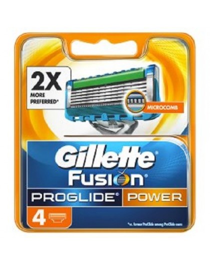 Gillette Fusion Proglide Power Blades 4pcs