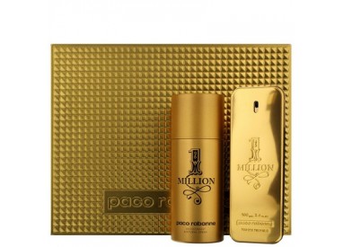 Paco Rabanne 1 Million Gift Set 100ml EDT and 150ml Deo