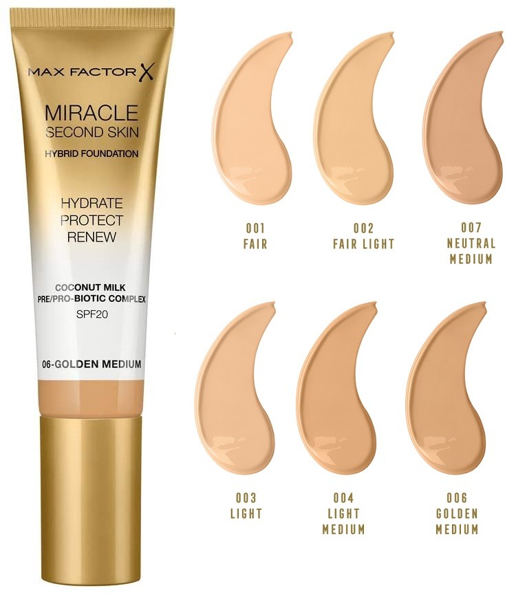 Cheap Max Factor Miracle Second Skin Hydrating Foundation