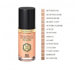 Max Factor Face Finity All Day Flawless 3 in 1 Foundation SPF20, Airbrush Finish