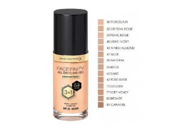 Max Factor Face Finity All Day Flawless 3 in 1 Foundation SPF20, Airbrush Finish