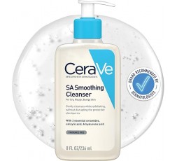 CeraVe SA Smoothing Cleanser with Salicylic Acid for Dry, Rough&Bumpy Skin 236ml