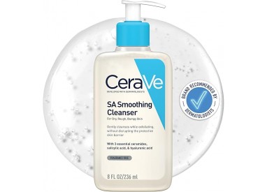 CeraVe SA Smoothing Cleanser with Salicylic Acid for Dry, Rough&Bumpy Skin 236ml